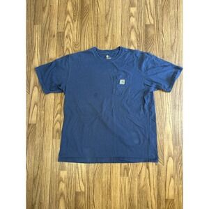 Carhartt Short Sleeve T-Shirt - Navy - Free Shipping